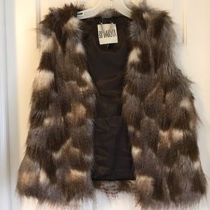 BB Dakota Faux Fur Vest
